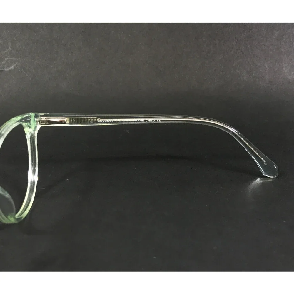 Success Eyeglasses Frames AKIKO MINT Clear Green Mint Cat Eye Full Rim 49-19-145
